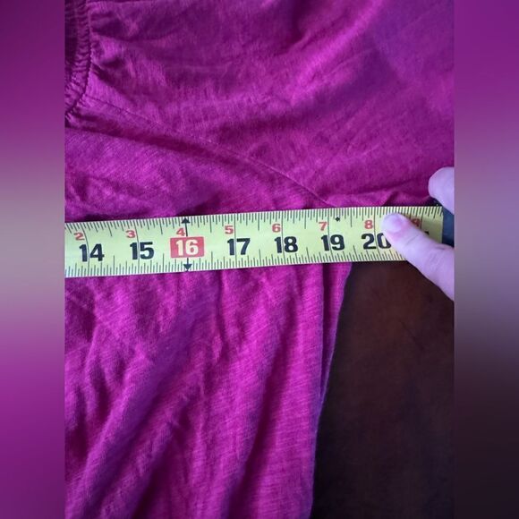 Knox Rose Smocked Bishop Top Women's Magenta NWT Size Medium - Picture 8 of 8
